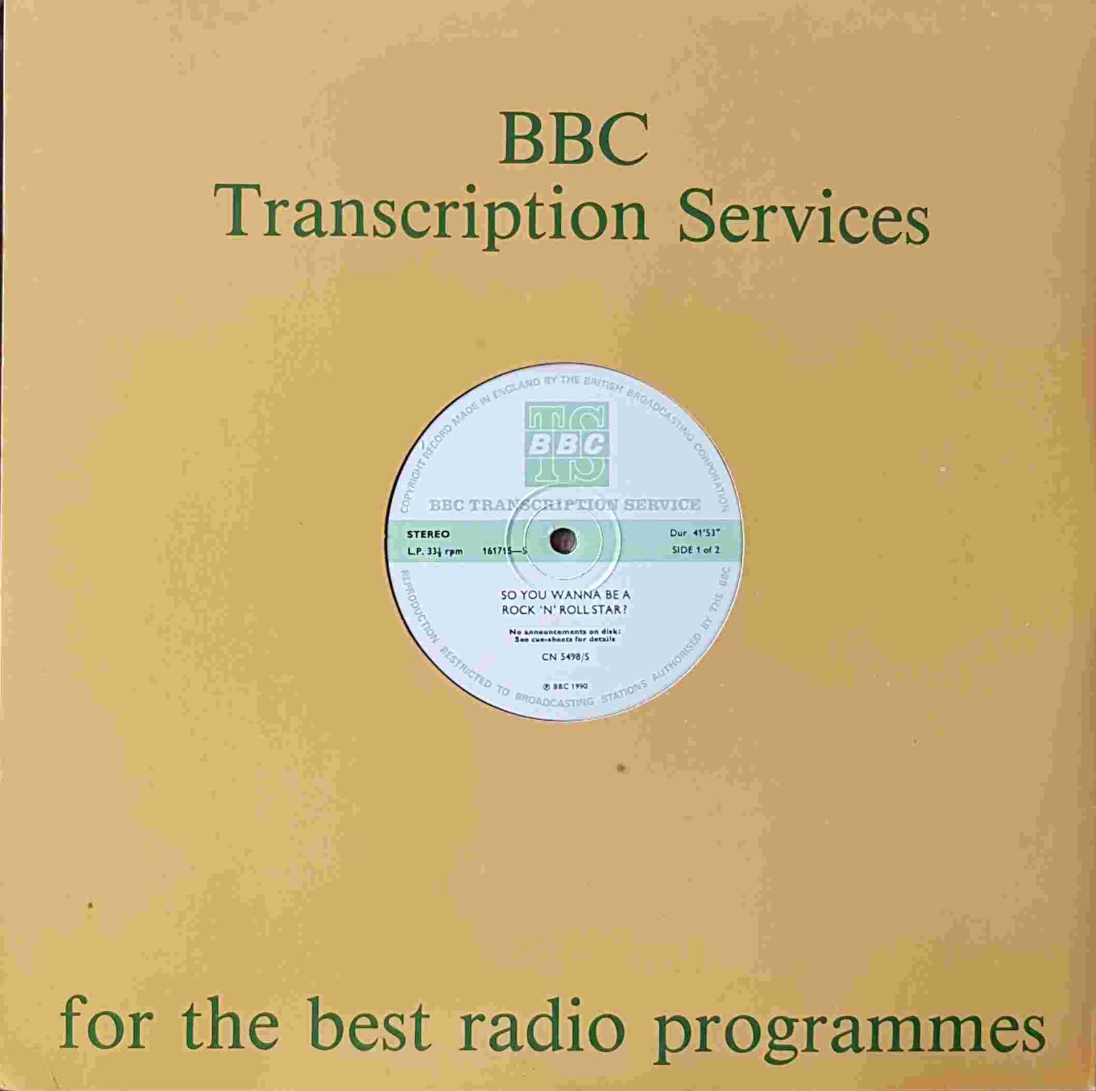 Back cover of CN 5498 S
